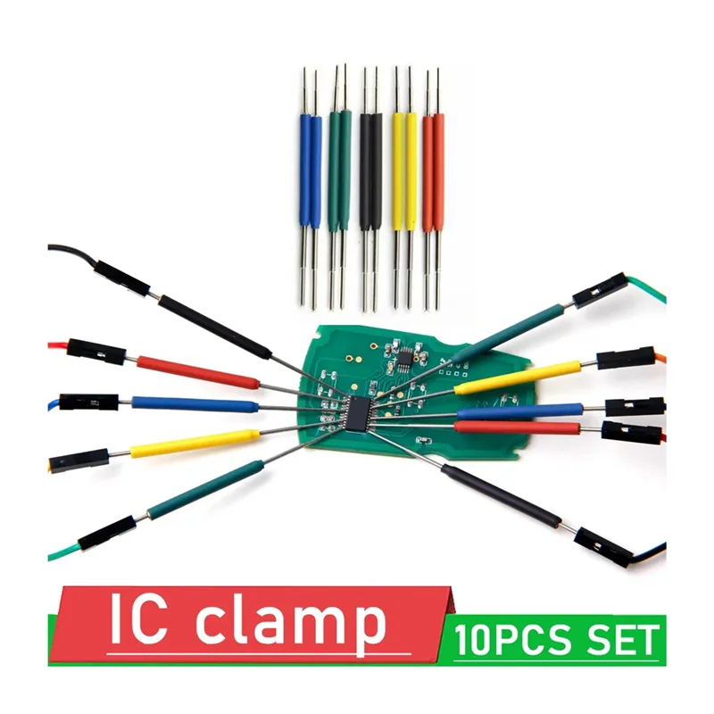 

Exquisite Workmanshipp-10PCS Universal Chip Clamp Mini IC Clamp SOP SOIC TSOP MSOP SSOP SMD IC Test Clip Pin Socket Adpter Progr