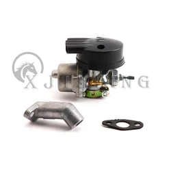 Carburetor With Air Filter Intake Pipe For 49cc 60cc 66cc 80cc 2 Stroke Engine Mini Motorcycle Bike Electric Bicycle Accessories