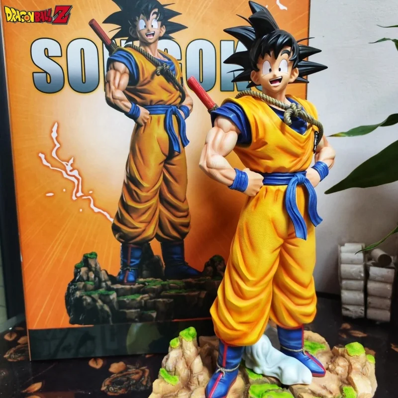 

Dragon Ball Dream Sun Goku Somersault Cloud Super Saiyan Standing Collection Figures Statue Anime Peripheral Model Ornaments Toy