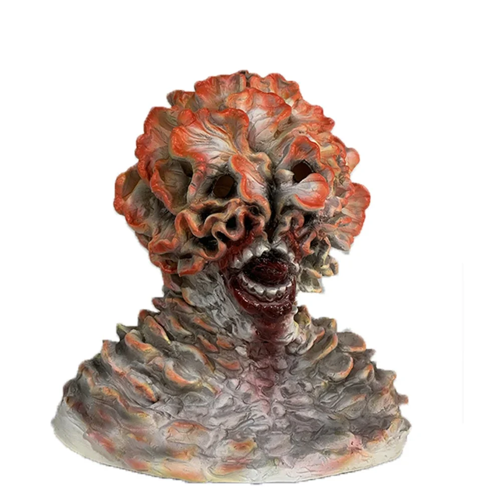 Horror Zombies Cosplay Mask Game Monster Mask Halloween The Last Of Us Clickers Mask Carnival Party Costumes Headgear