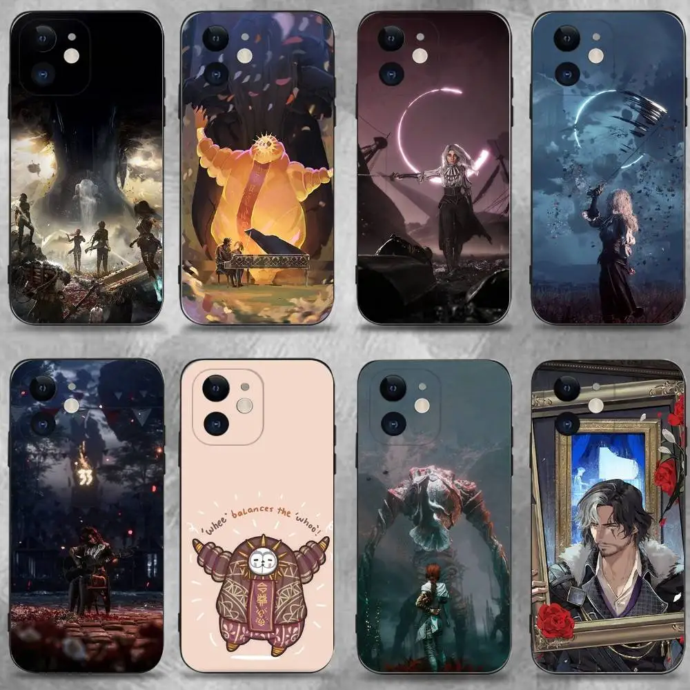 

Clair Obscur ExpeditionS 33 For iPhone 17,16,15,14,13,12,11,Pro,Max,Plus,E,SE4,Air,Mini Black Soft Cover Phone Case