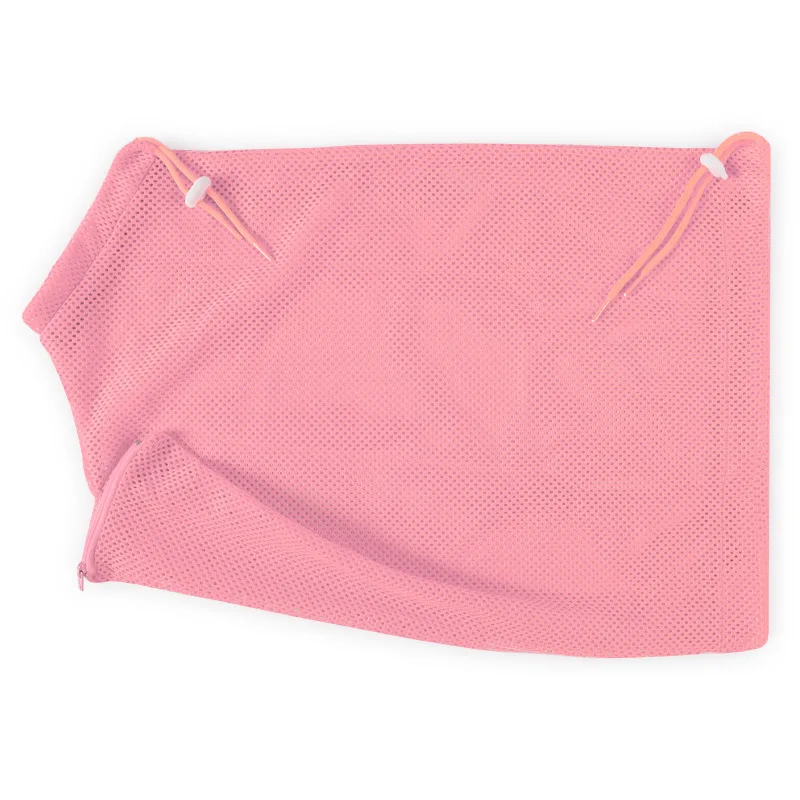 Netz-Duschbeutel für die Katzenpflege, aus Polyester, verstellbar, zur Sicherung von Welpen, verhindert Kratzen beim Baden und beim Schneiden der Krallen. – Detail 9