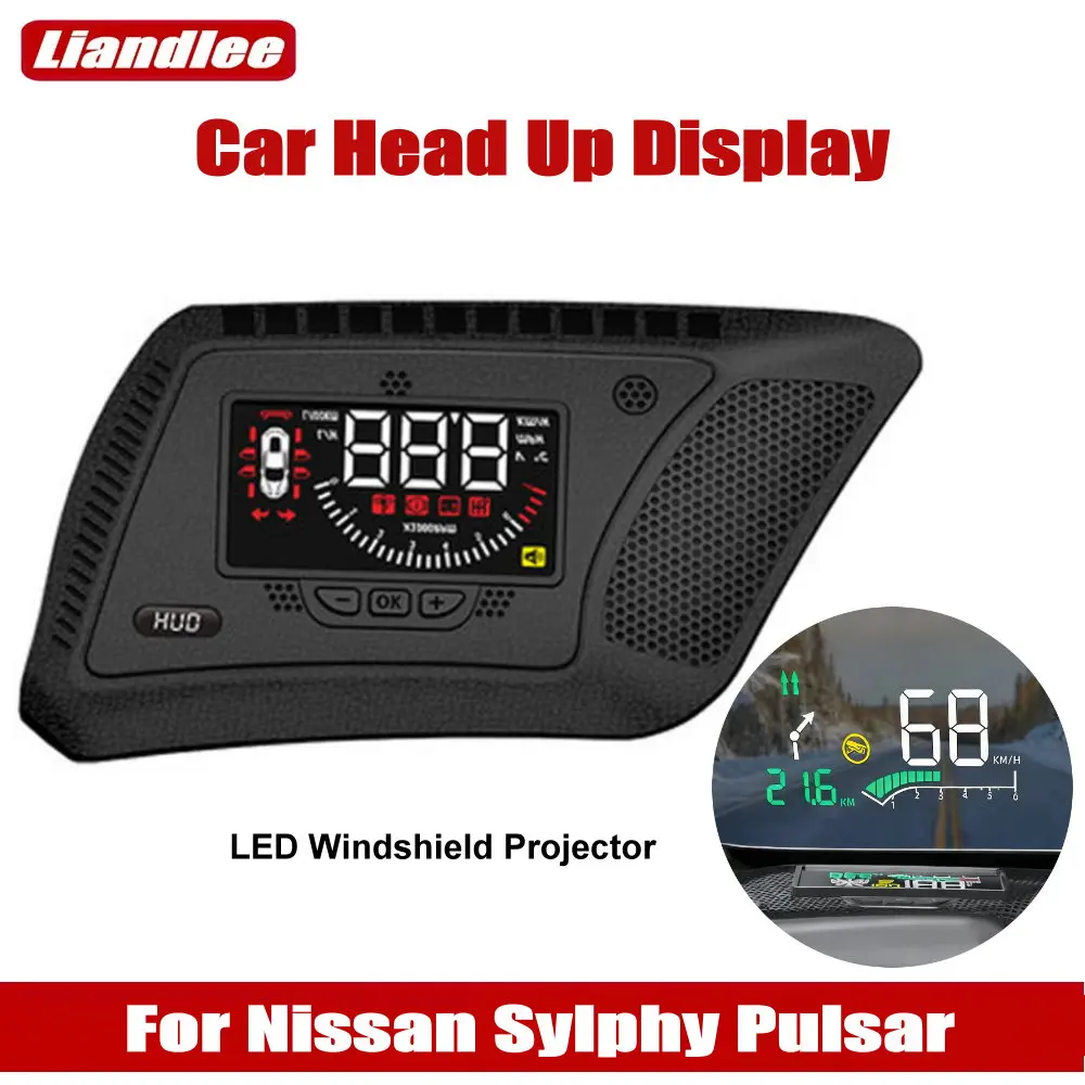 

Car HUD Head Up Display For Nissan Sentra Sylphy Pulsar (B17/B18) 2012-2025 Accessories Auto Headup LED Windshield Projector