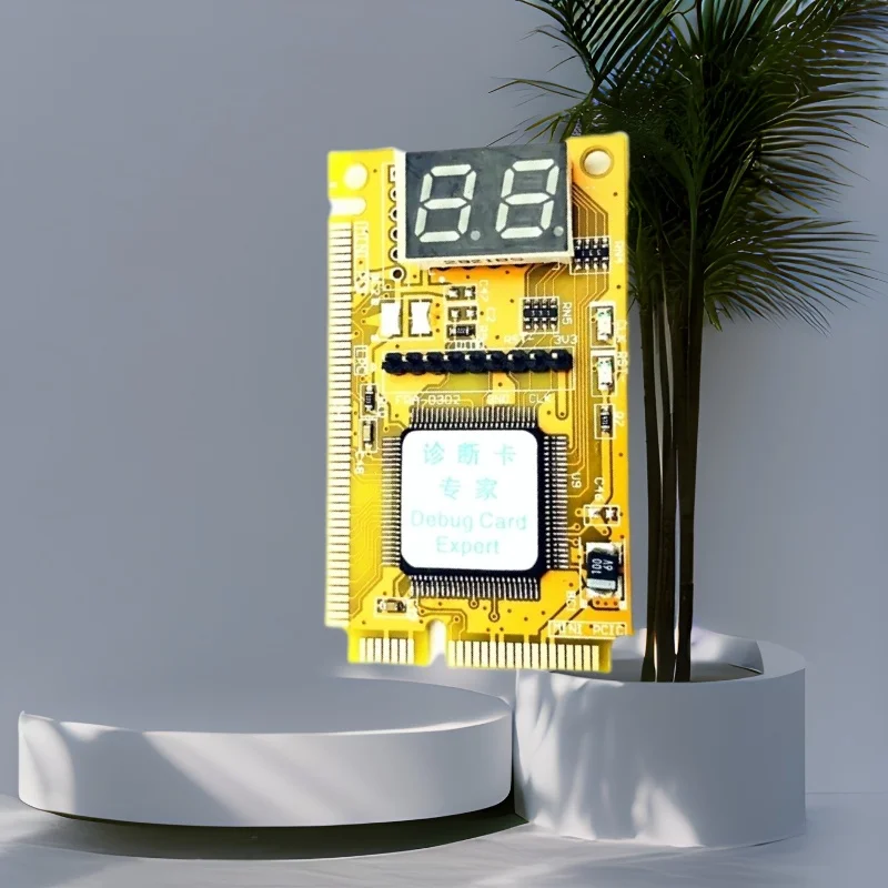 

Mini PCI PCI-E Debug Card Expert Fault Diagnostic 2 Digits Notebook Laptop Computer Motherboard Tester PCI Express Analysis Card