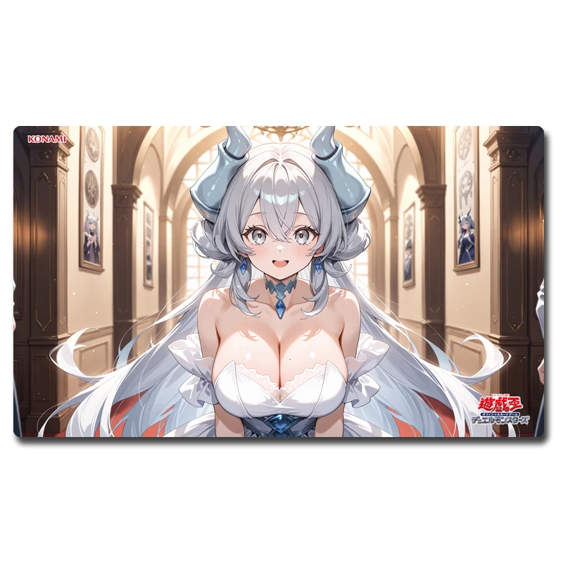 Yugioh Labrynth Figure Play Mat Yu-Gi-Oh! TCG OCG Trading Card Games Mat Duel Plate Rubber Card Mat Mouse Pad