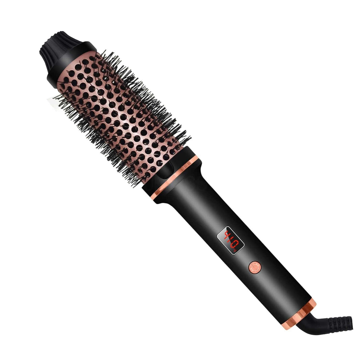 Professional Thermal Curling Iron Brush for Achieve Beautiful Voluminous Hair - Create Stunning Waves, Boost Volume