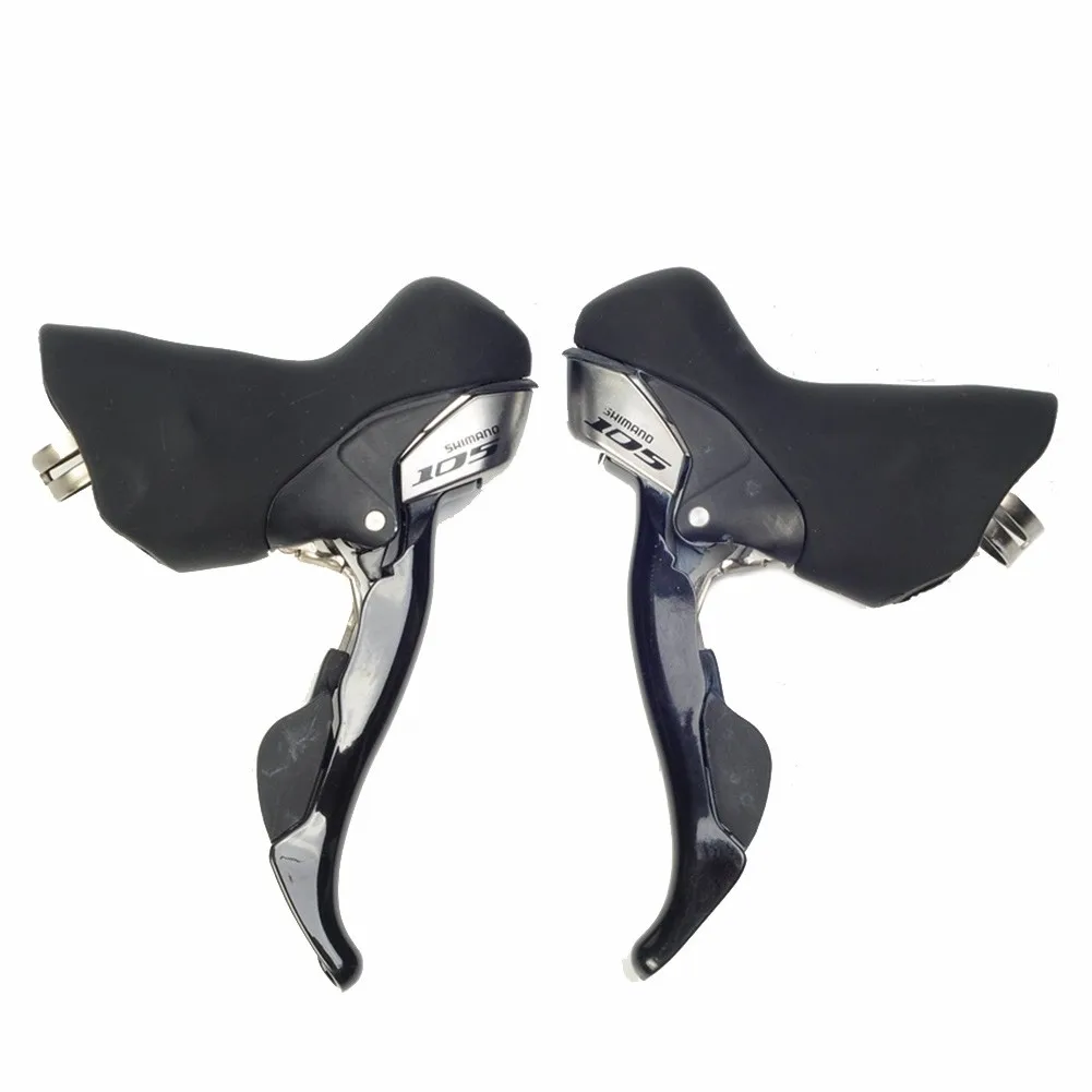 1 Pair Bike Bicycle Brake Lever Hoods Hot Sale For-Shimano St-5700 105 Gear Shift Lever Cover Black Rubber Cycling Accessories