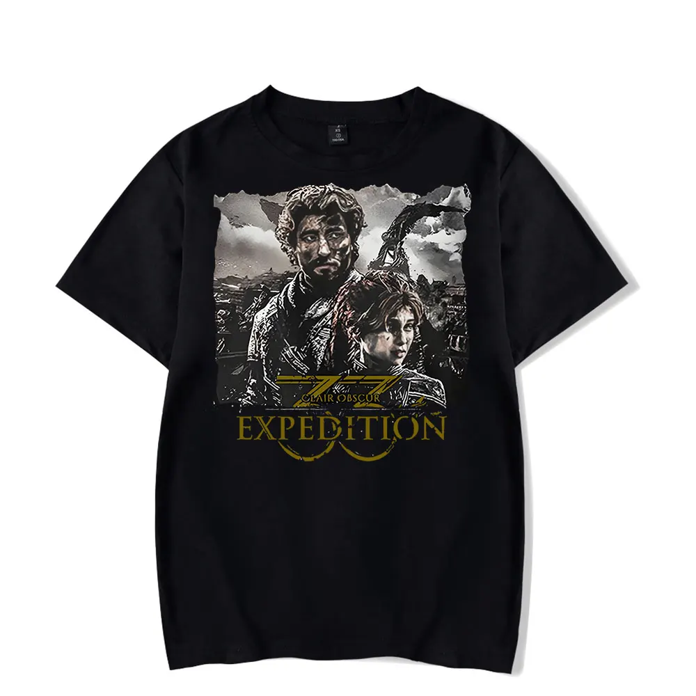 

Hot Game Clair Obscur Expedition 33 Merch Short Sleeve T Shirt Women Men Summer Crewneck Short Sleeve Funny Tshirt Graphic Tees