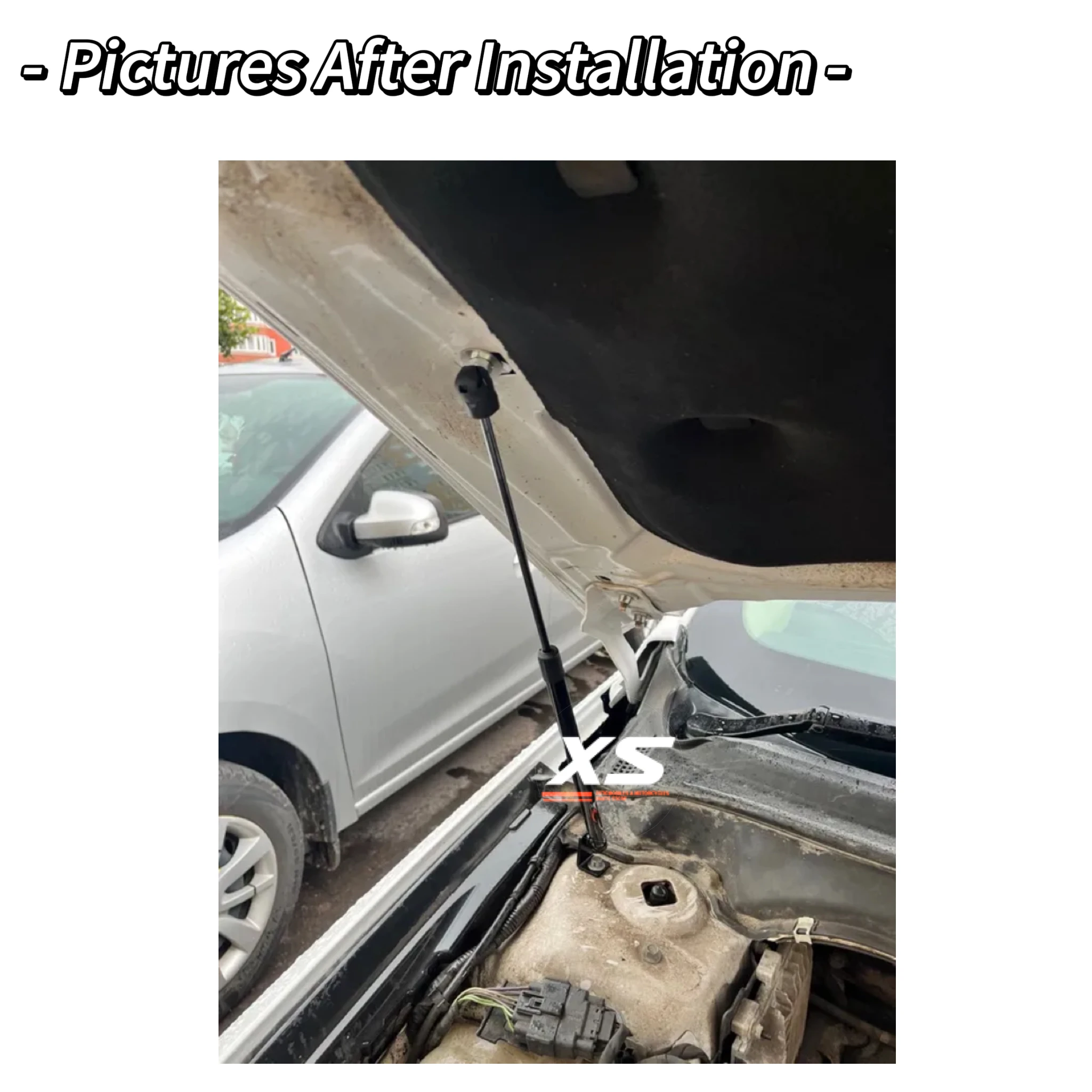 Capó de fibra de carbono para Ford Mondeo MK5, varilla de soporte de elevación de puntales de Gas, amortiguador de amortiguador, para Ford Fusion