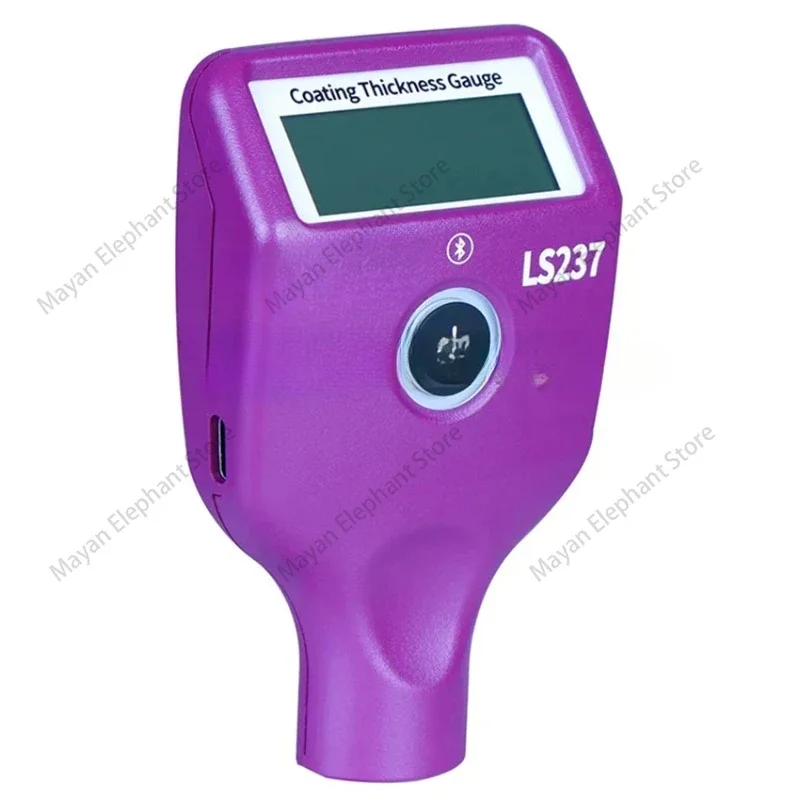 LS237 Car Paint Coating Thickness Gauge Meter for Auto Coating Thickness Measuring Range 3500um with Type-C Charge Function