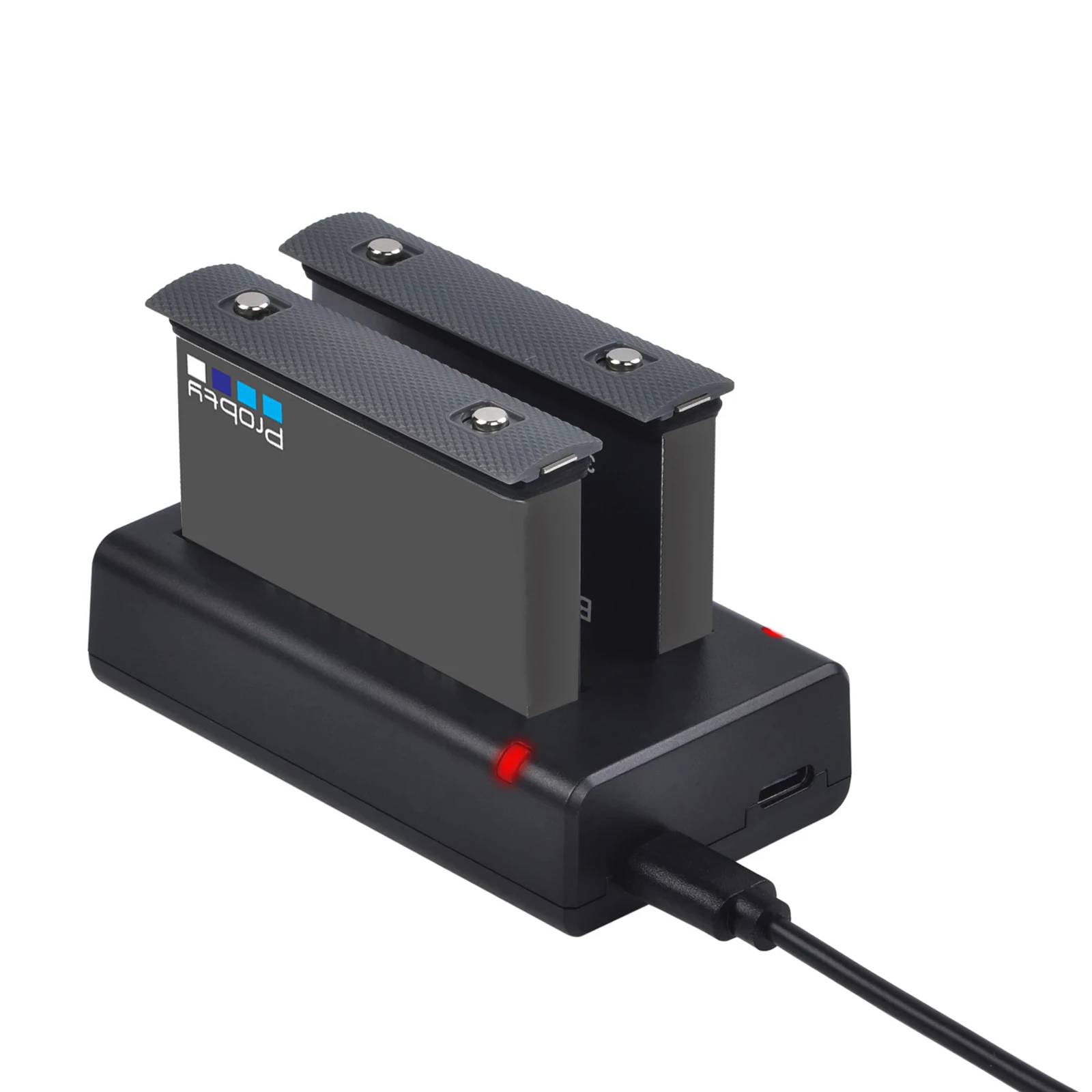 بطارية ليثيوم أيون 2200mAh عالية الكثافة من البوليمر لبطارية Insta360 ONE X3 + شاحن مزدوج لكاميرا بانوراما إنستا 360 X3