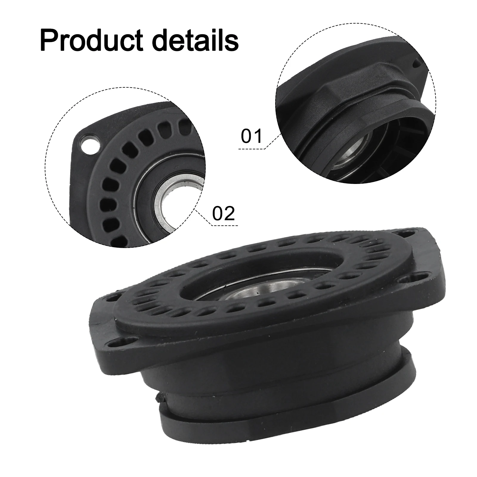 High Performance Bearing Seat Cover for G13SR4 G10SS2 Part Number 338849 1pc Metal & Plastic Packaging Gland Cover