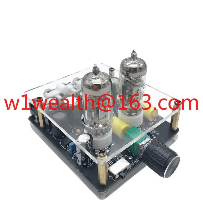 With upgraded version 6A2 fever tube front stage plate amplifier HiFi bile front stage high fidelity three-stage adjustable