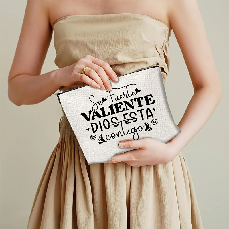 1pc, A Stylish Makeup Bag for Women, Designed with An Inspirational Artistic Style, Perfect for Holiday Outings and Everyday Use