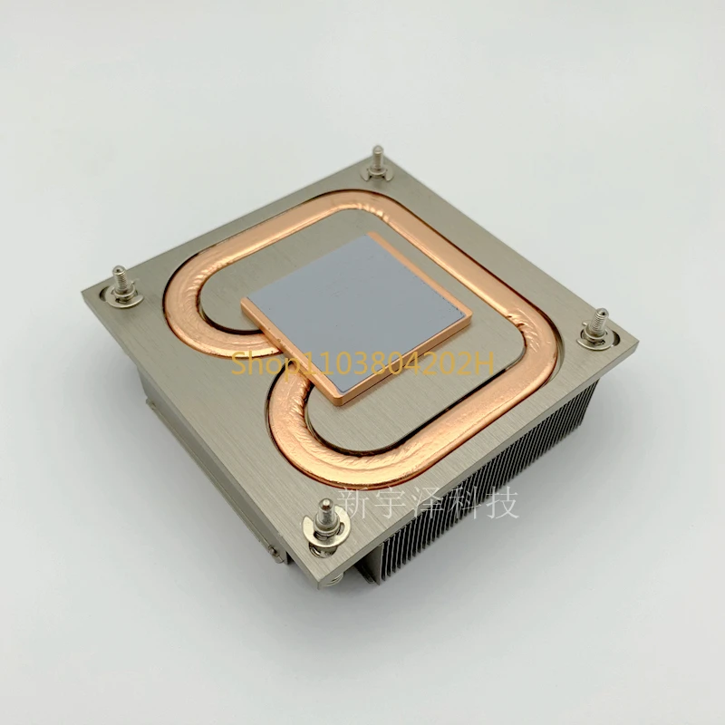 Brand New, Thin 2011 115X 1200 1U Server Desktop Cpu Radiator Pure Copper Copper Tube, Silent