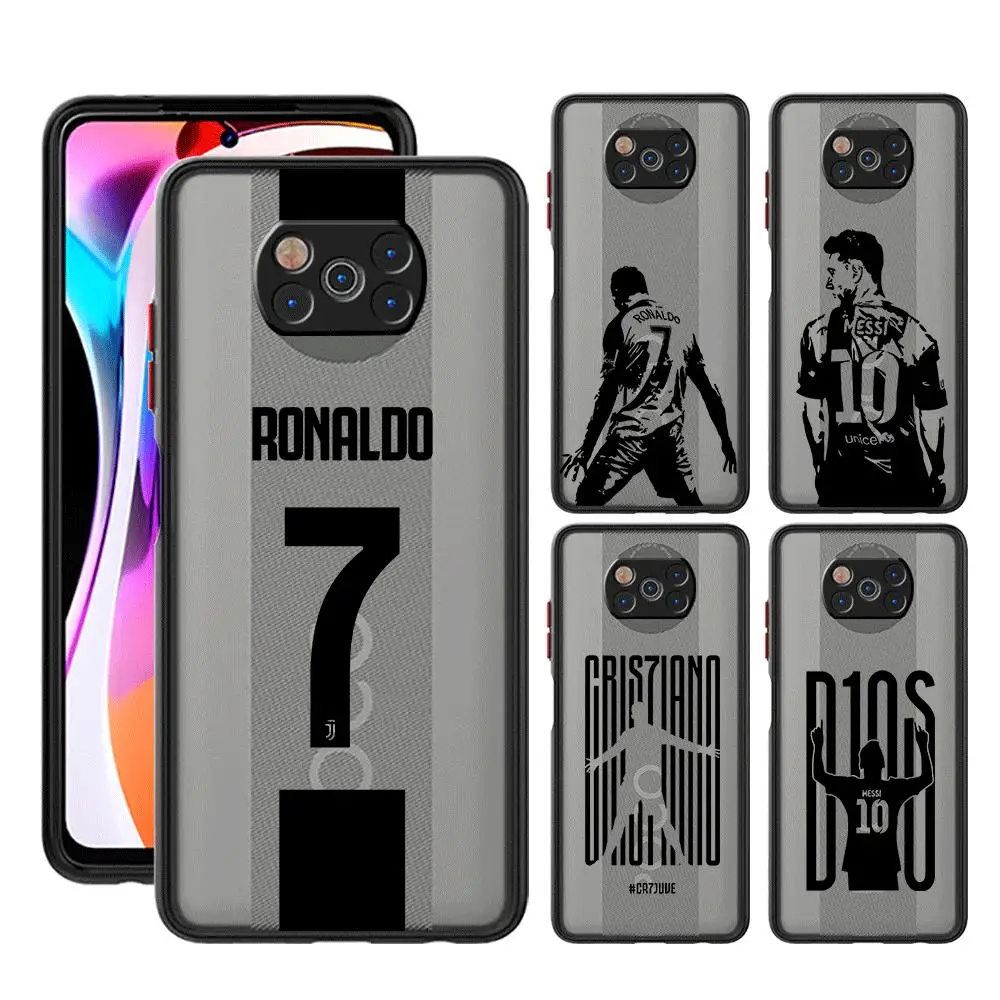 Spuerstar CCR7-M-messi Phone Case for Xiaomi Poco X3 NFC X3 Pro F3 M5 M5s X4Pro 5G X4 GT C40 X5Pro 5G Cover