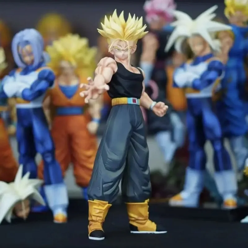 29cm anime Dragon Ball Z Trunks PVC model Future Trunks Super Saiyan movable model collection mode toy gift ornaments