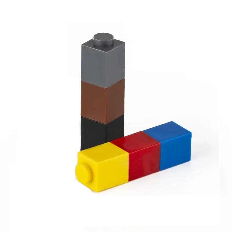 1200pcs 1x1 Dots DIY Building Blocks Thick Figures Bricks Educational Size Compatible With 3005 Plastic Toys for Children
