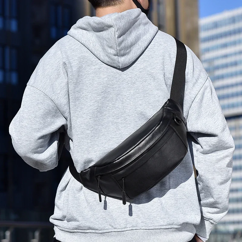 

Casual Waterproof Chest Packs Men's Crossbody Bags Bolsa Men's Waist Packs Purses and Handbags Waist Belt Bag Kawaii bolasa