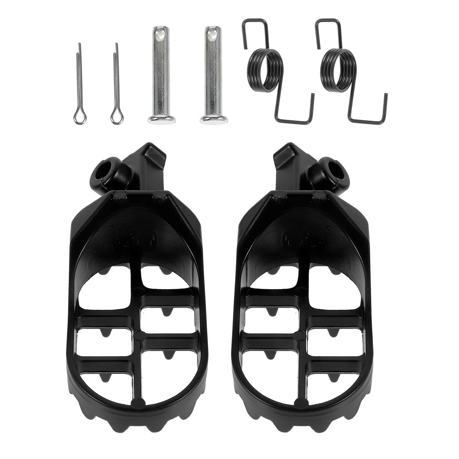 

1 Pair Aluminium Footpegs Pedals For Dirt Bike Motorcycle Durable Alloy Foot Rests, Non-Slip Floorboards, Off-Road Riding