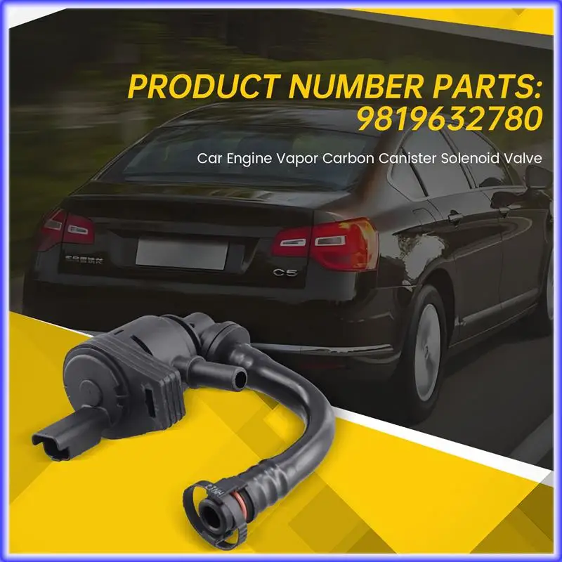 

A82E-Автомобильный двигатель, угольная канистра, электромагнитный клапан 9819632780, для Citroen C5 408 2008 4008 5008, автомобильные аксессуары