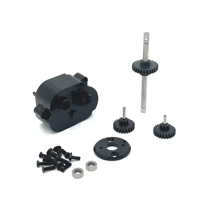 Modificação de metal 370 motor caixa onda média para modelo mn novo 99s mn168 mn82 lc79 mn78 rc peças de carro