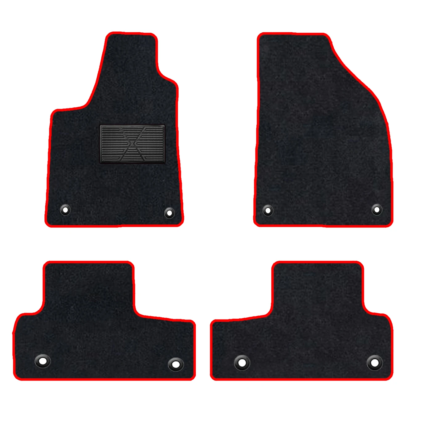 Car Floor Mats For Lexus RX 2007–2015 AL10 5seat Classic No Air Vents Under Rear Seat Auto Carpets Foot Coche Accessories