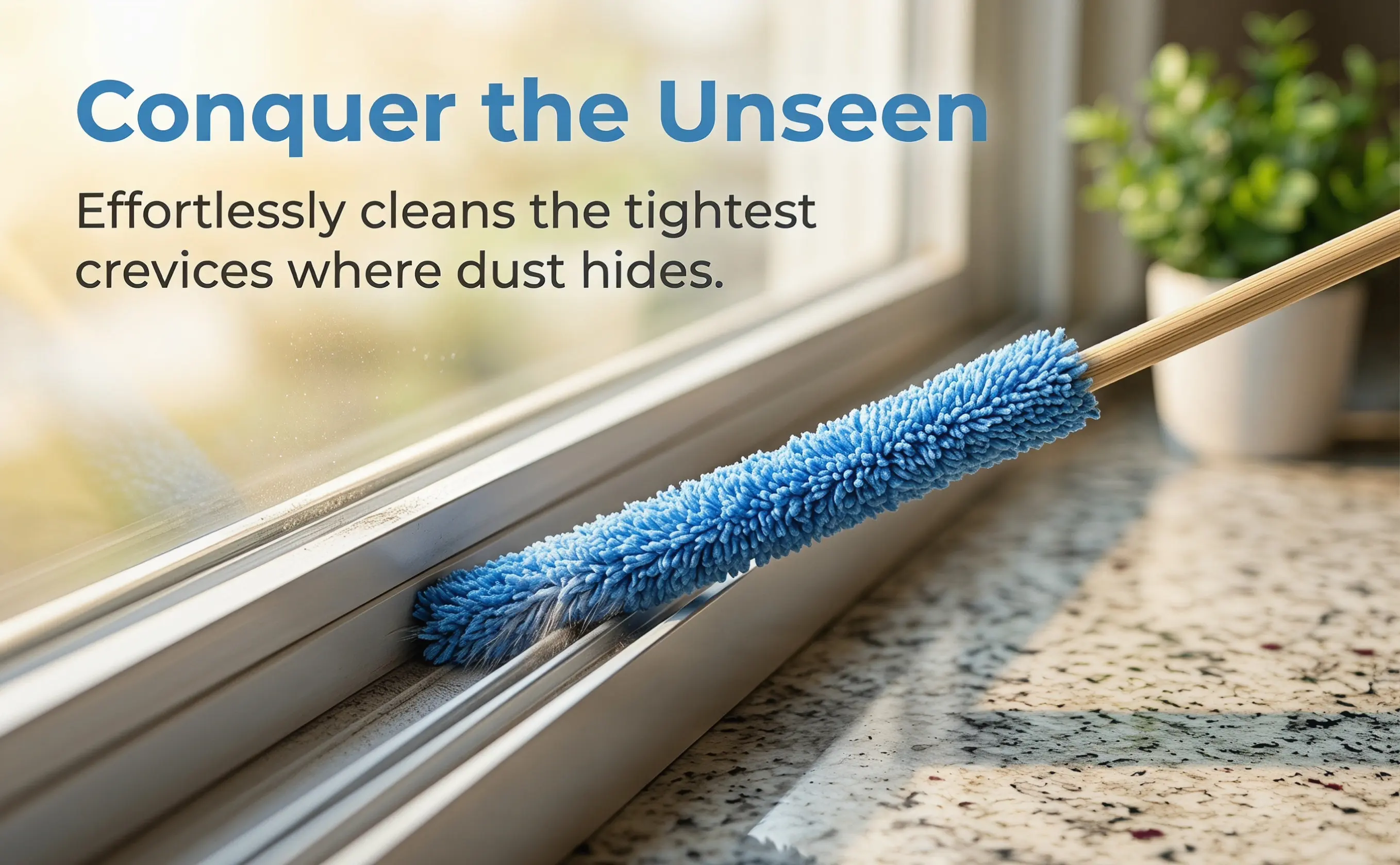 12Pcs Microfiber Detail Duster Sticks Soft Fiber Crevice Cleaning Brush Tool for Air Conditioner Vents Blind Slats Door Cracks