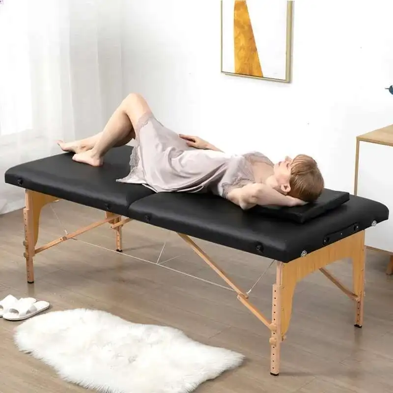 

Folding Lash Massage Table Beauty Tattoo Bathroom Portable Massage Bed Wooden Comfort Mesa De Masaje Beauty Furniture RR50MB