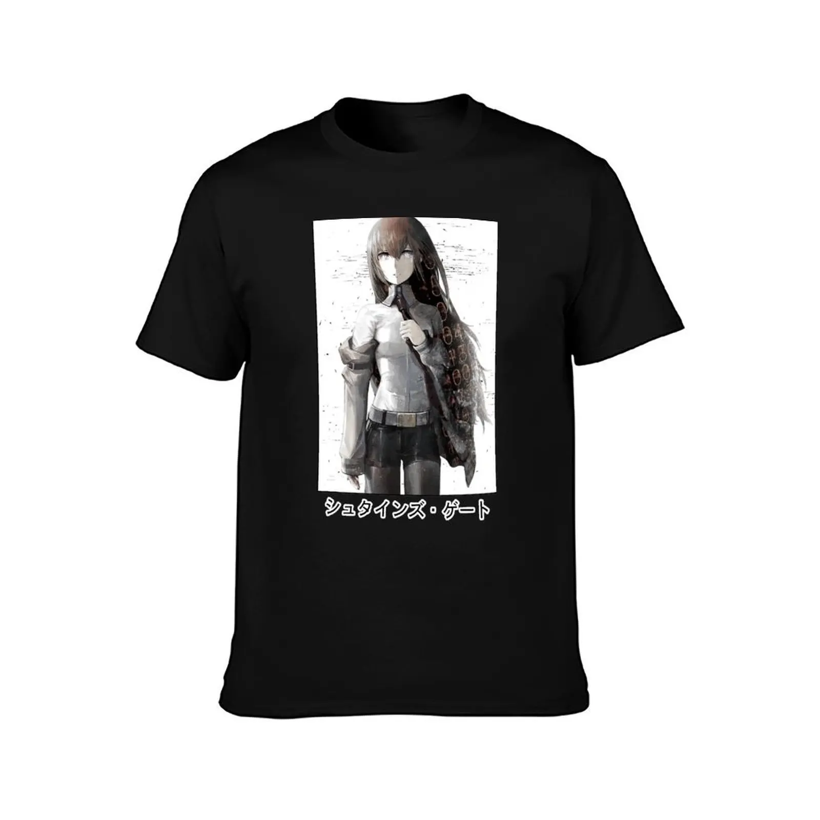 Steins Gate T-Shirt Fashion Pattern Printed Tee Shirt T-Shirt