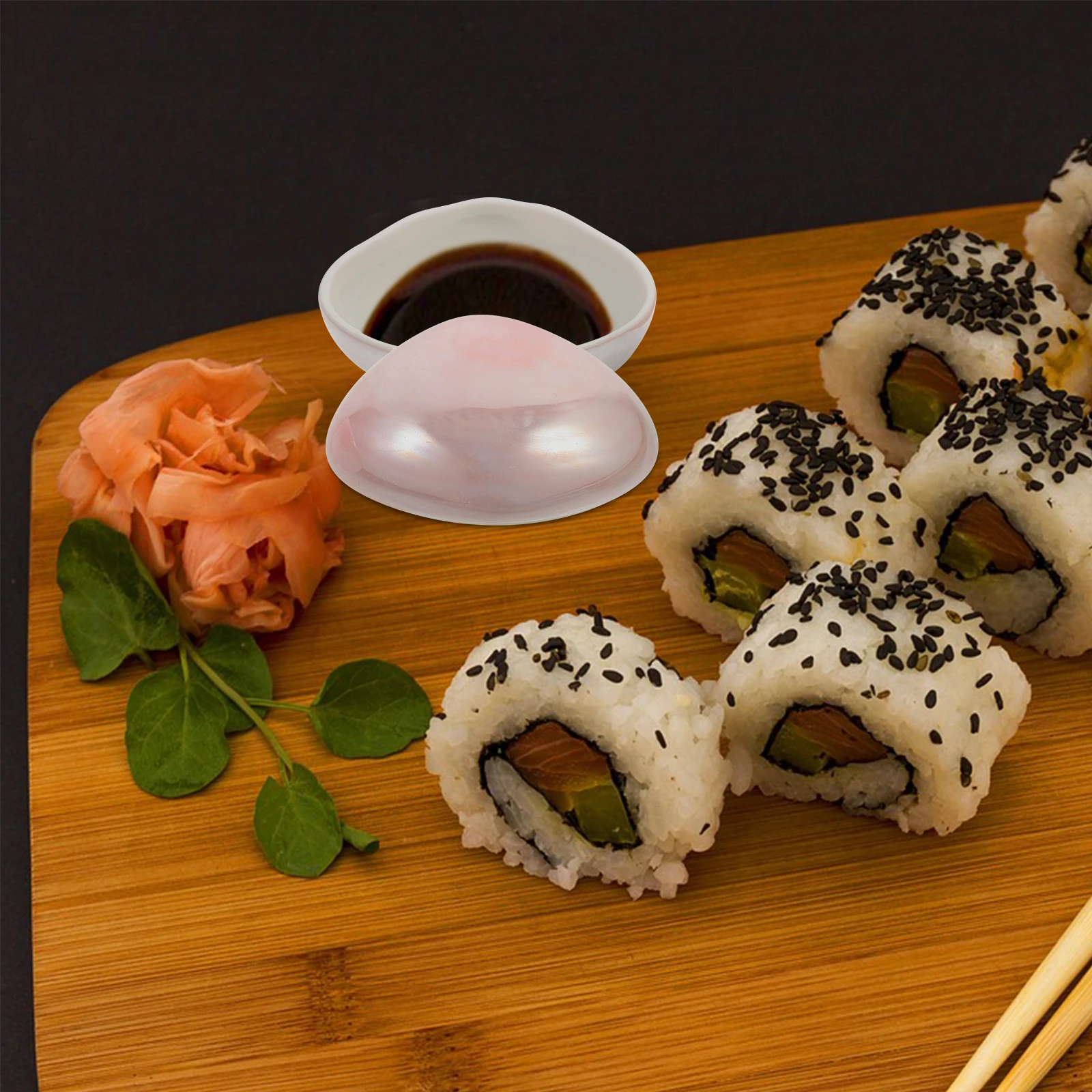 

Ceramic Sauce Dish Dipping Bowl Japanese Style Seasoning Plate Compact Size Easy Clean Long Lasting No Residual Odor Flavor