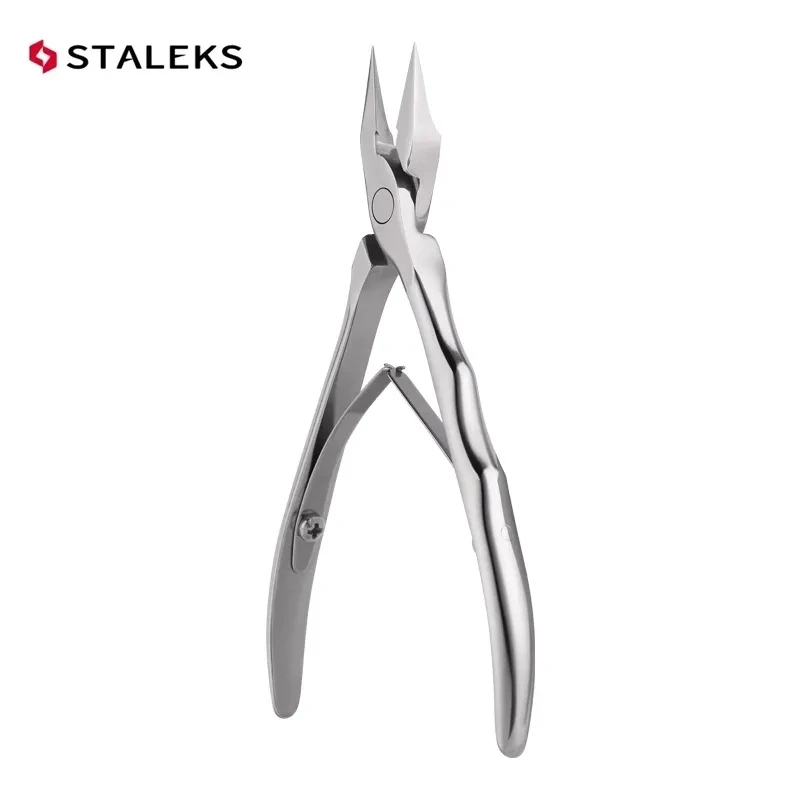 STALEKS NE-61-16 High Quality Dead Skin Remover Cutter Hand Grip Stainless Steel Pro Toe Nail Cuticle Scissors Manicure Tool