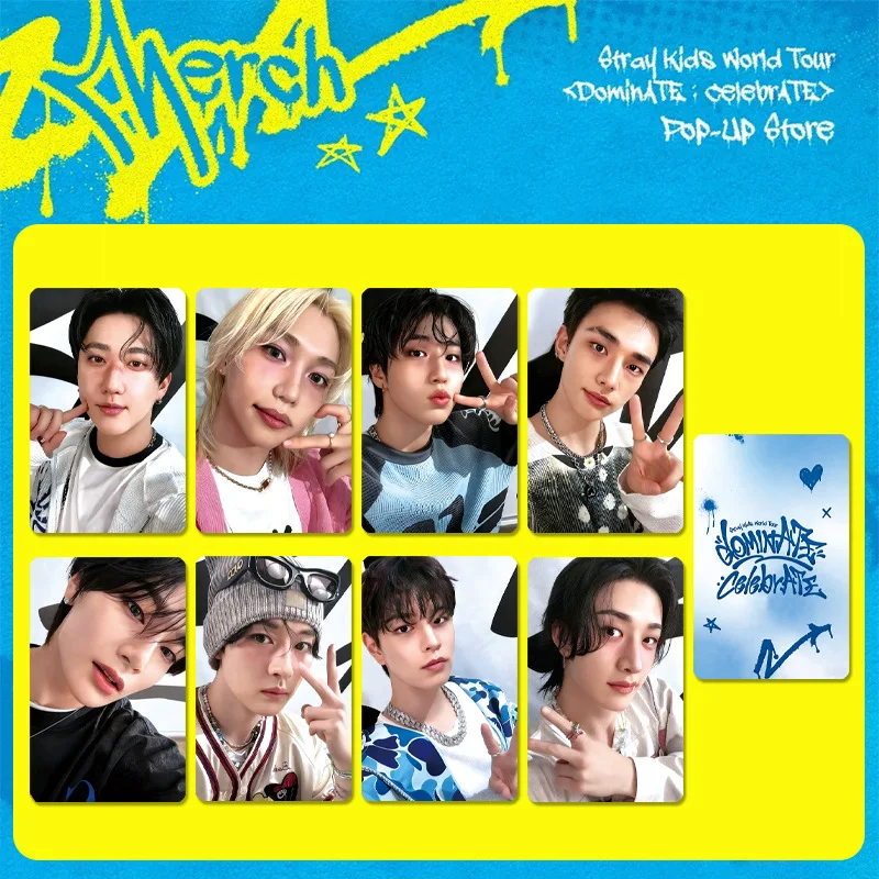 

SKZOO avatar photocardsNew kpop Stray Kids World Tour domin ATE celebratote HYUNJIN Special lomo Card Collection gifts