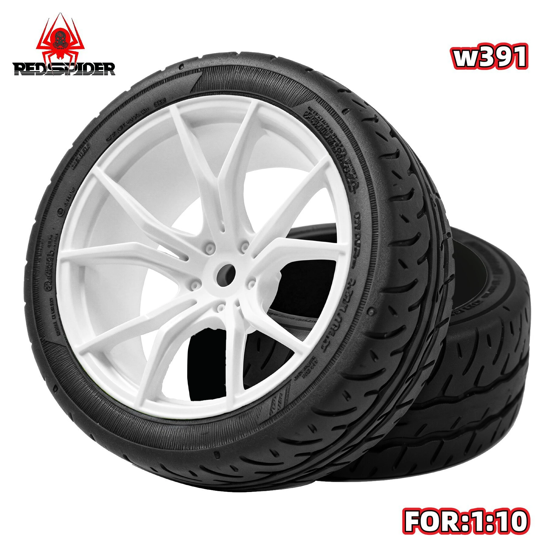 1/10 RC Rally Rubber Tires Universal for MST XV02 Tamiya TT01 Kyosho HPI Sakura YOKOMO Electric Touring RC Car Upgrade Replaceme