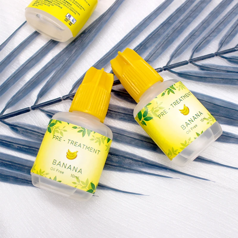 IBeauty プライマー クリアグルー IB プレトリートメント クレンザー 15 ミリリットル バナナ ブースター 韓国オリジナルまつげエクステンション プロフェッショナル クリア