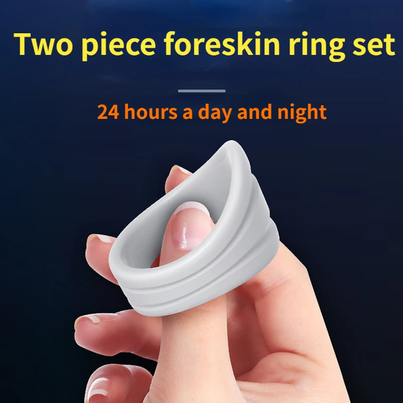 Cincin Penis silikon 3 in 1, produk seks cincin Penis untuk pria