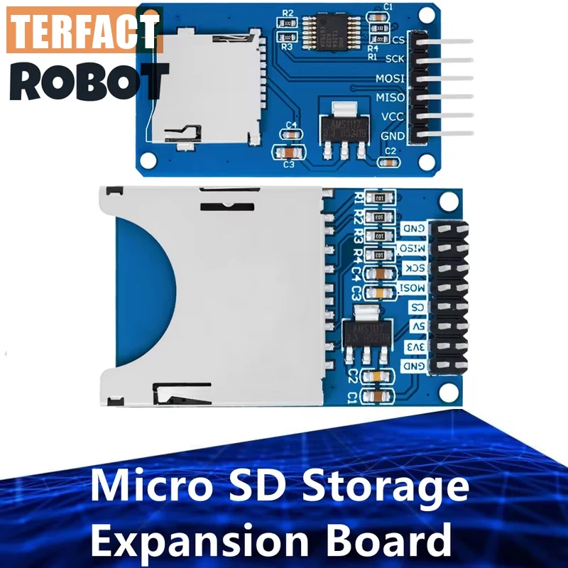 1PCS~5PCS EGBO Micro SD Storage Expansion Board Micro SD TF Card Memory Shield Module SPI For Arduino Promotion