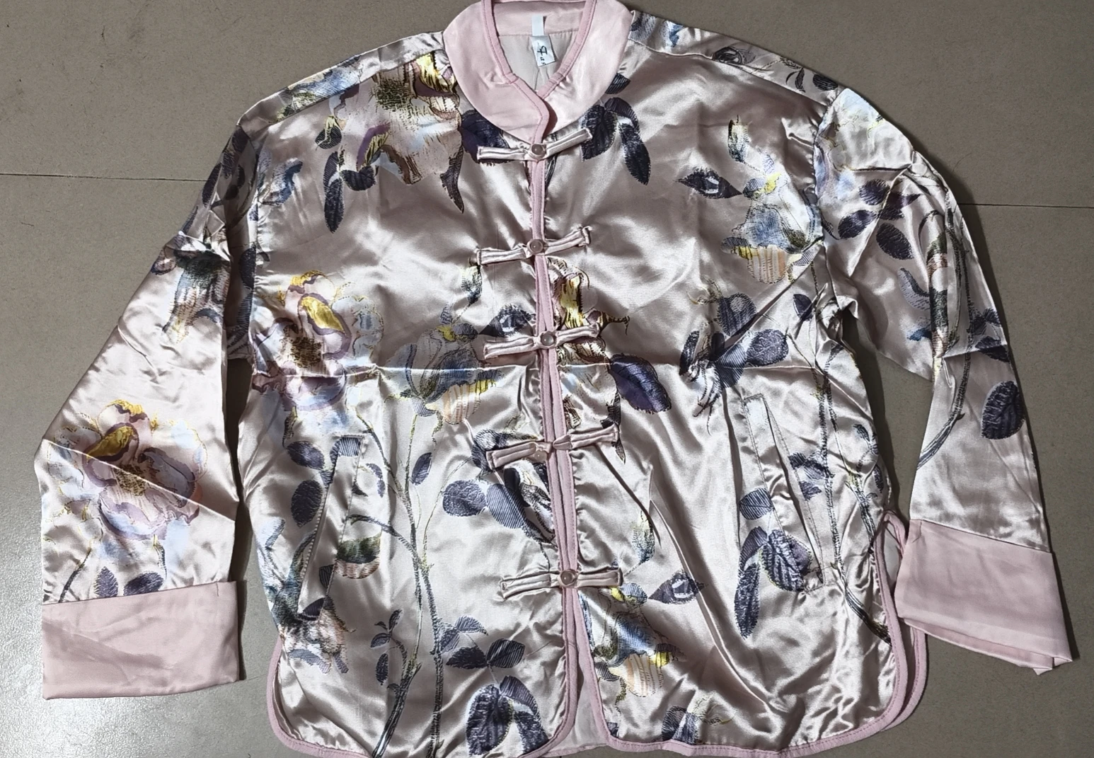 Flower Print Streetwear Cheongsam Tangsuit Chinese Style Jacket for Women Traditional Coats Elegant Lady Casual Tops Autumn