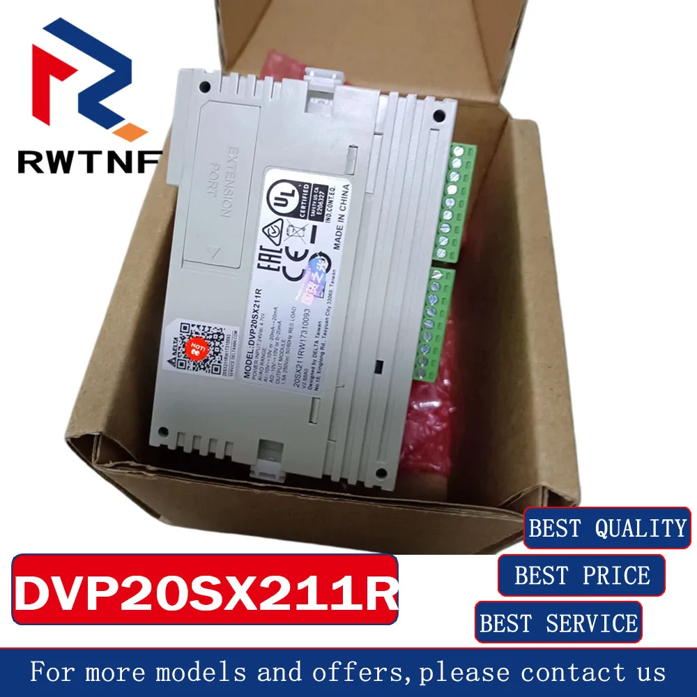 Brand New Genuine DVP20SX211R Delta Programmable Logic Controller (PLC) Analog Host Unit,100% original warehouse stock