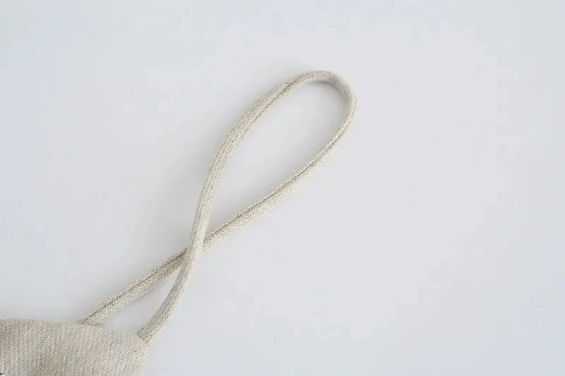 Frauen Chic Mode Ärmelloses Lnlay Mini Kleid Vintage Dünnen Trägern Sommer Weibliche Kleider Vestidos Mujer – Detail 4