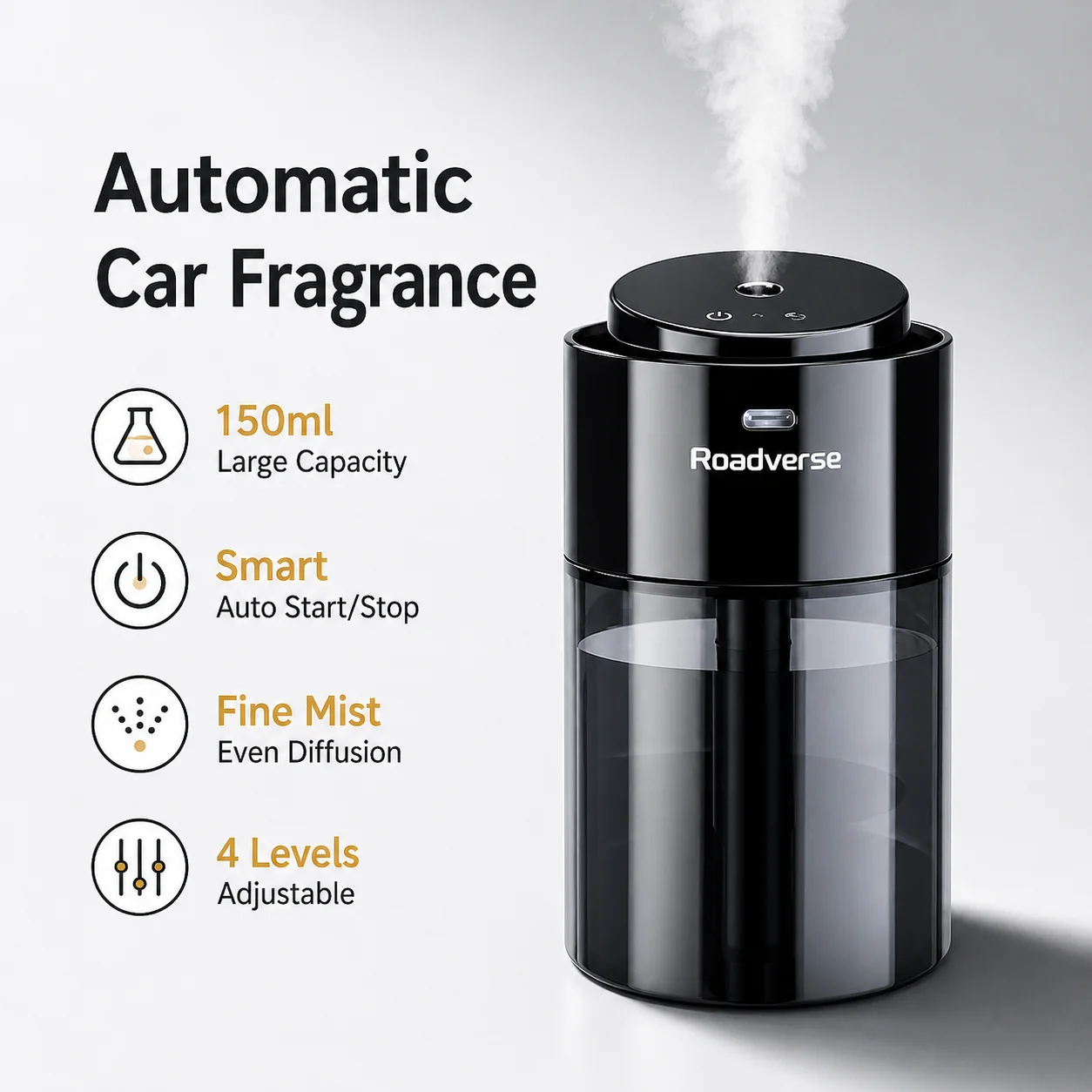 

Smart Car Air Freshener Air Purifier Humidifier Fragrance Dispenser Odor Removal Decorations Dual-use Home and In-car