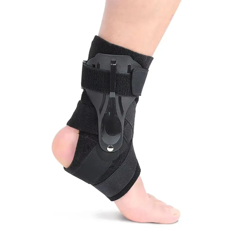 1pc New Quick Lace Up Ankle Brace Adjustable Slim Fit Ankle Support Wrap Lightweight Foot Care Tool for Sprained Ankle
