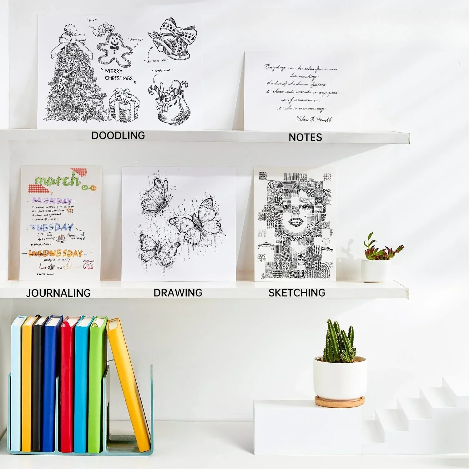 Intrekbare pen met zachte gelinkt, 11 pakjes zwarte inktpen, schattige pen, zachte emmer met fijne punt van 0,5 mm