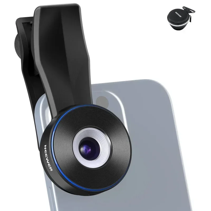 Picture 3: 45X Mini Pocket Microscope Lens with 17mm Thread Phone Lens Clip, 2 Brightness LED Light Compatible