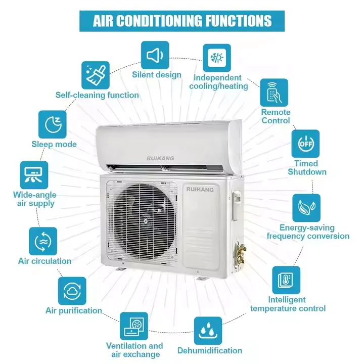 Cooling and Heating 90000 12000BTU Split Type Air Conditioner Smart Inverter R32 Fast Cooling High Traffic Product International