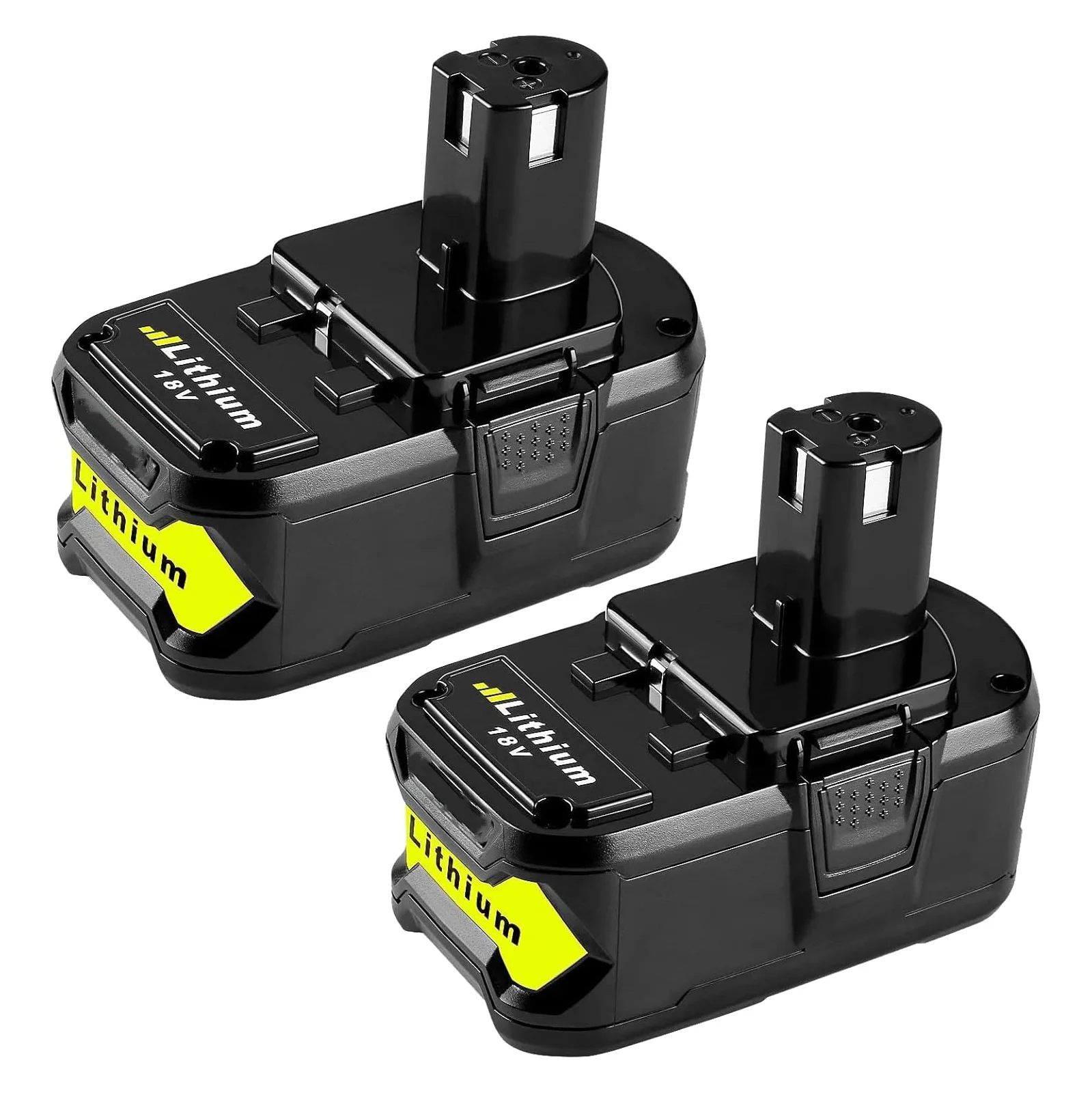 

2Pack 18Volt 5000Mah Battery Compatible Replace with Ryobi One+ 18V Cordless Power Tools P102, P103, P105, P107, P108 2Pack