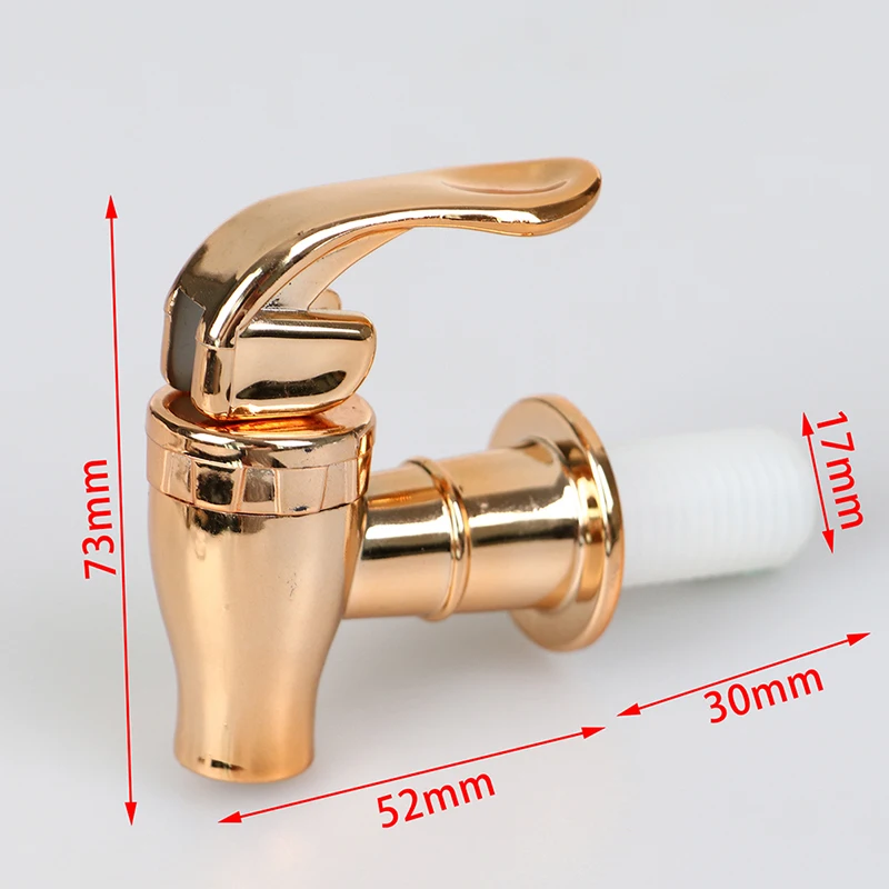 17MM Jar Wine Barrel Water Tank Faucet With Filter Glass Wine Bottle Faucet Wine Valve Water Dispenser Switch Tap Bibcocks Beer