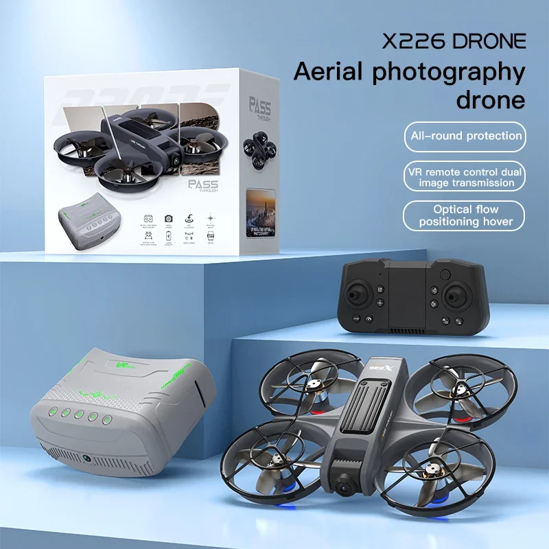 

DWI НОВЫЙ Мини Дрон X1MAX/X226VR Дроны 4K Профессиональный Вертолет с дистанционным управлением Самолет RC Дрон Квадрокоптер Игрушки Подарок для детей