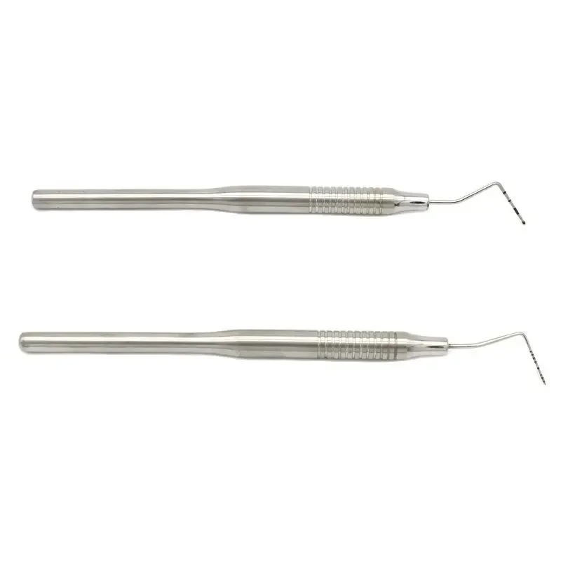 Dental Probe Stainless Steel Material Single Head Periodontal Ruler Probe 15/10 Dentistry Oral Cavity Nursing Repair Tools
