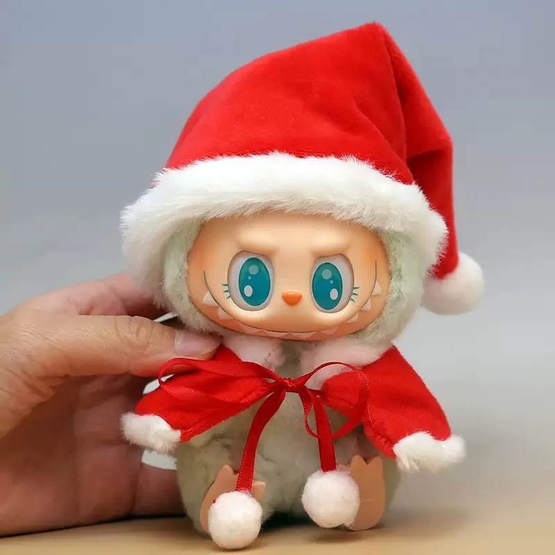 

2025 New Labubu Clothes Set Christmas Doll Plush Coat Clothes Doll Clothes Accessories Creative Doll Clothes Labubu Accessories